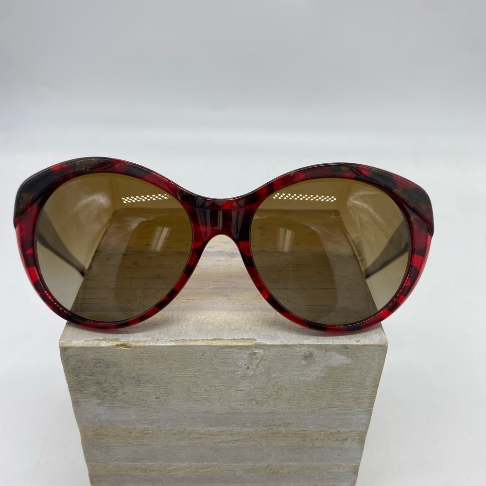 David Yurman marbled Red sunglasses